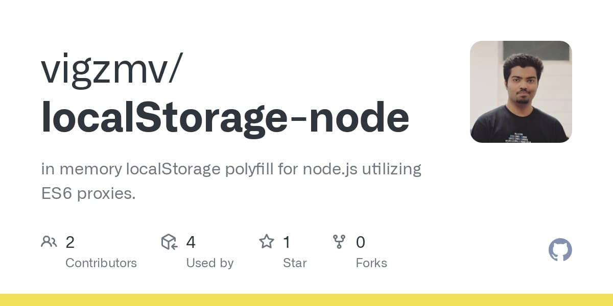 LocalStorage Node